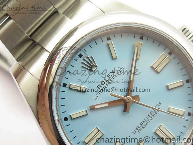 0520 GoodFit Oyster Perpetual 41mm 124300 BP Maker Best Edition Tiffany Blue Dial on SS Bracelet 2691